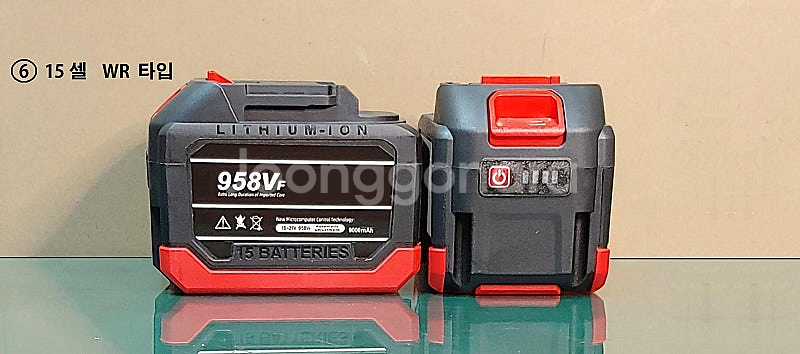 마끼다 호환 958VF 358VF 배터리 18V 10/15 셀 2개 케이스 등 키트 판매--5