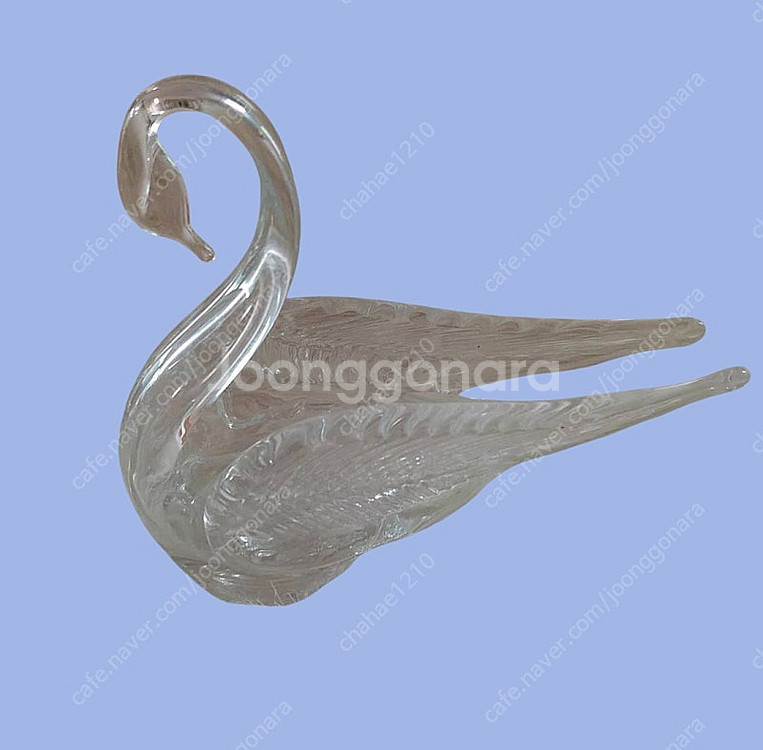 영국 대형 투명 백조 보관함 보석함--1