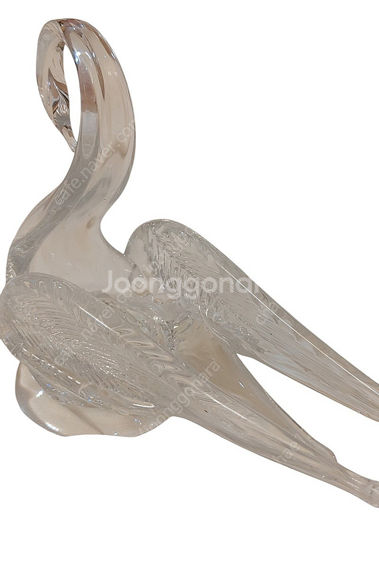 영국 대형 투명 백조 보관함 보석함--3