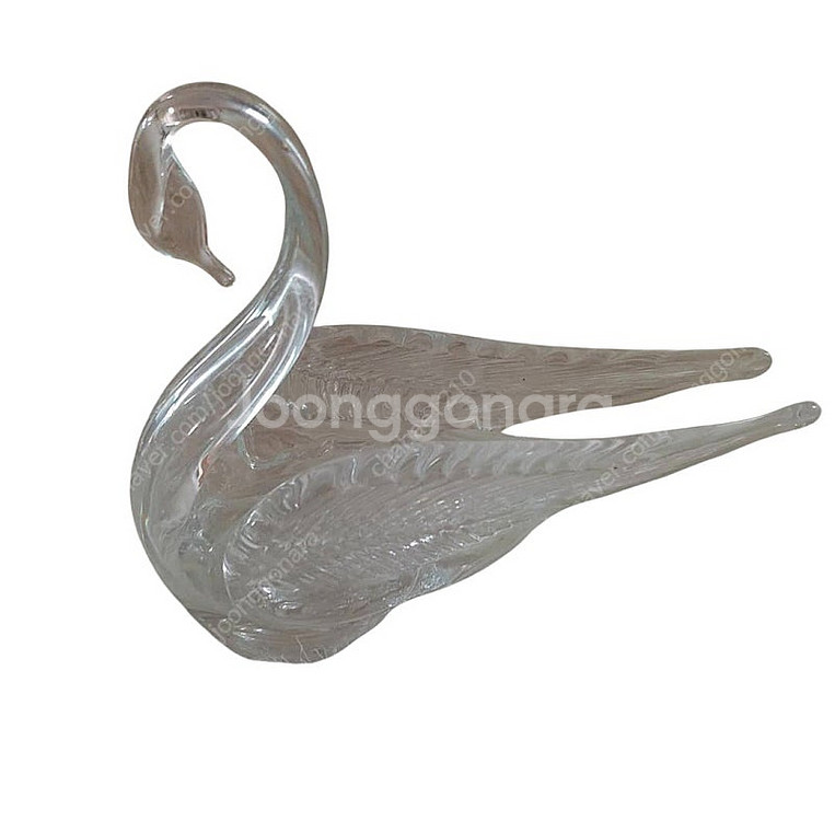 영국 대형 투명 백조 보관함 보석함--5