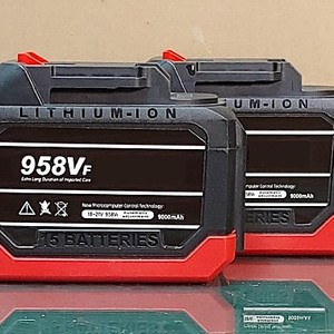 마끼다 배터리 958VF 18V 15셀 2개+충전기 + 무료배송 11 만원 ( 새물품 ) 삼성셀