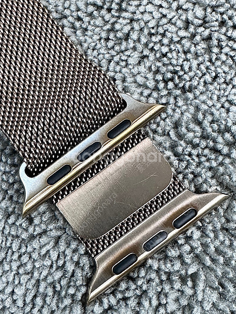 애플워치 정품 밀레니즈루프 골드 44mm--7