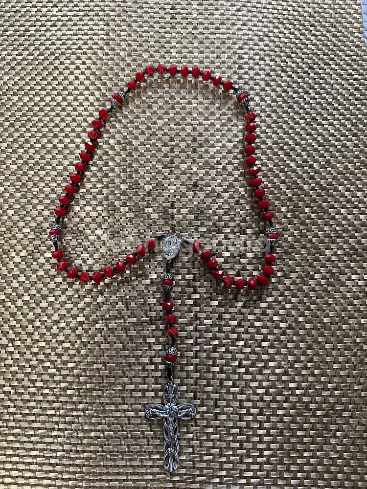 원석 매듭 묵주 팝니다(택포1.5만)--0