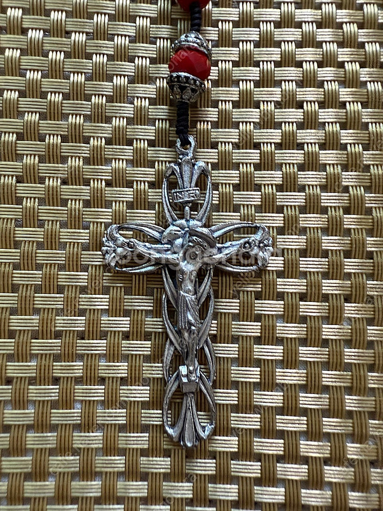 원석 매듭 묵주 팝니다(택포1.5만)--1