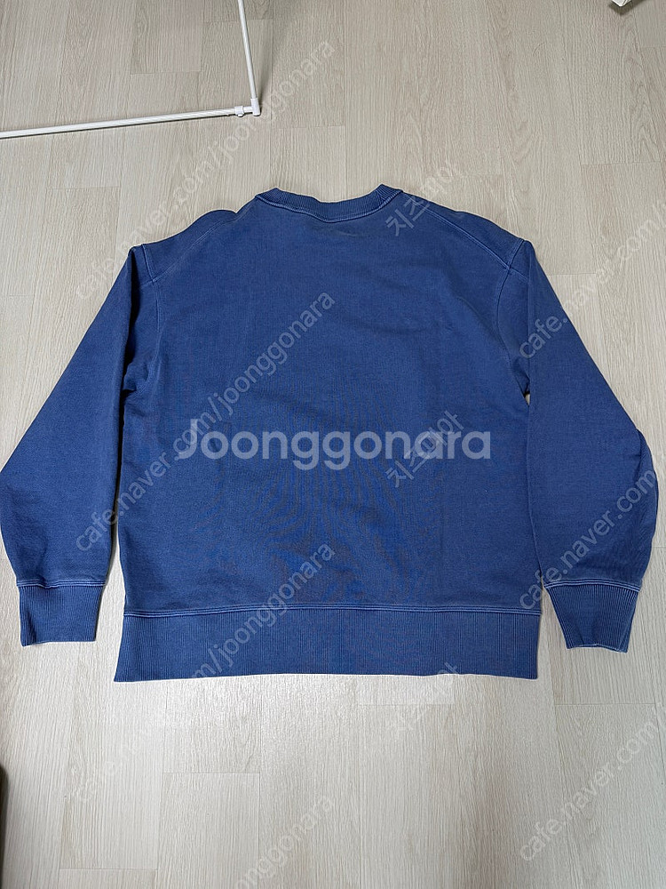 (XL)COS 릴랙스핏 맨투맨 스웻셔츠 워시드 블루--1