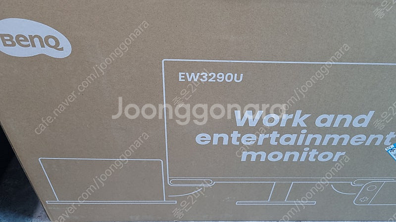 벤큐 4k UHD 무결점 프리미엄 모니터, EW3290U, 80cm--1