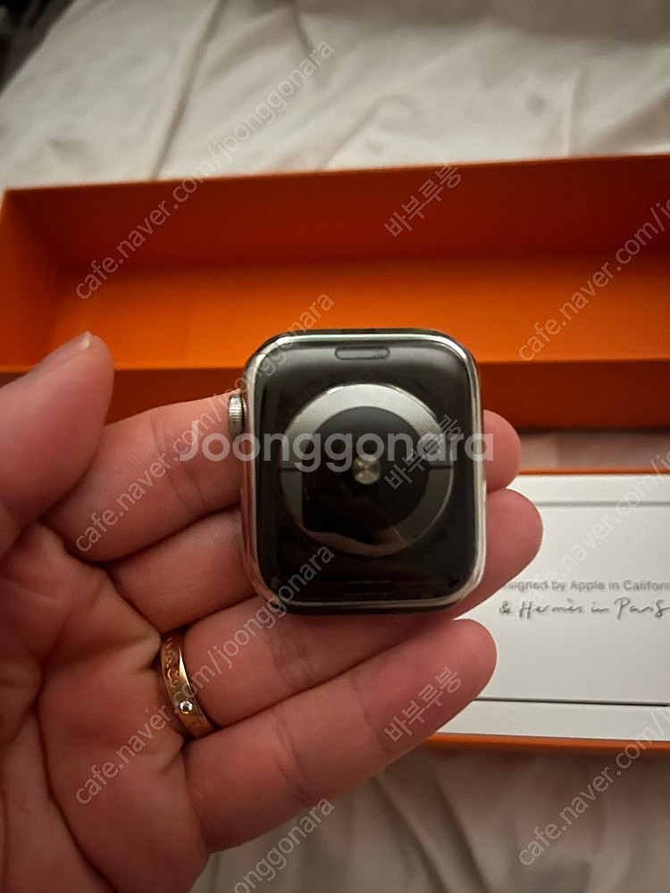 애플워치5 에르메스 실버 44mm 셀룰러--2