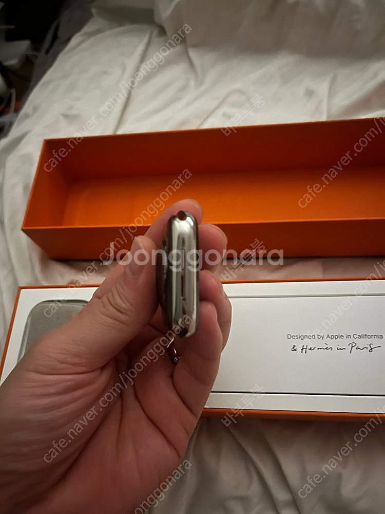 애플워치5 에르메스 실버 44mm 셀룰러--4