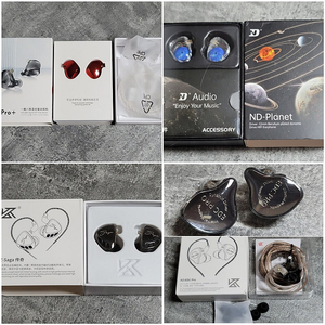 4종 일괄판매) TRN VX Pro+, ND Planet, KZ SAGA, KZ EDCX Pro