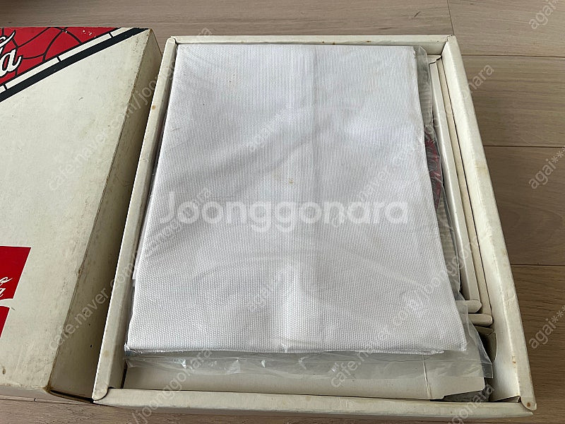 일본 비매품 미사용 코카콜라 접시 포크 나이프 식탁보 ...--6