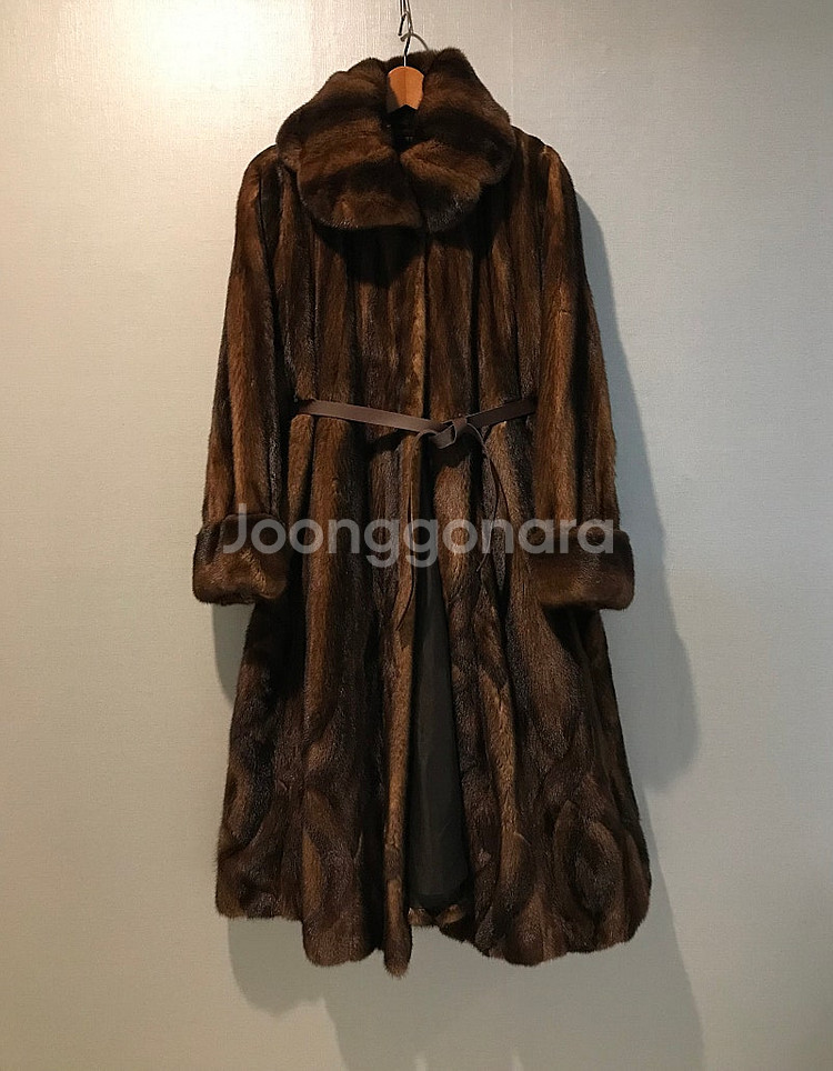 진도모피 롱롱밍크코트--7