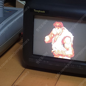 레트로 동국전자 5인치 컬러 브라운관 TV 티비 게임 모니터