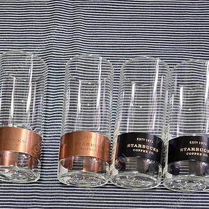 스타벅스 블랙 헤리티지 싱글월 글라스 미사용 새상품 팝니다