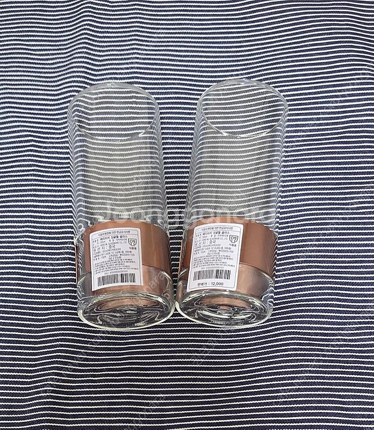 스타벅스 블랙 헤리티지 싱글월 글라스 미사용 새상품 팝니다--5