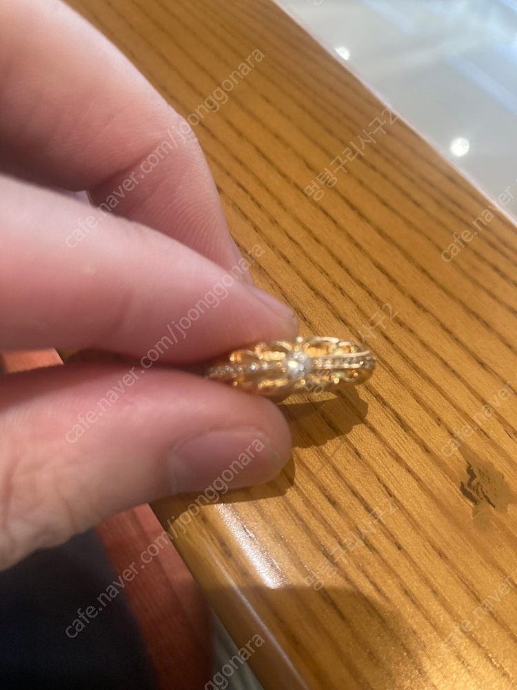 제작 크롬하츠 22k 베이비플로랄링 9호팔아요--1