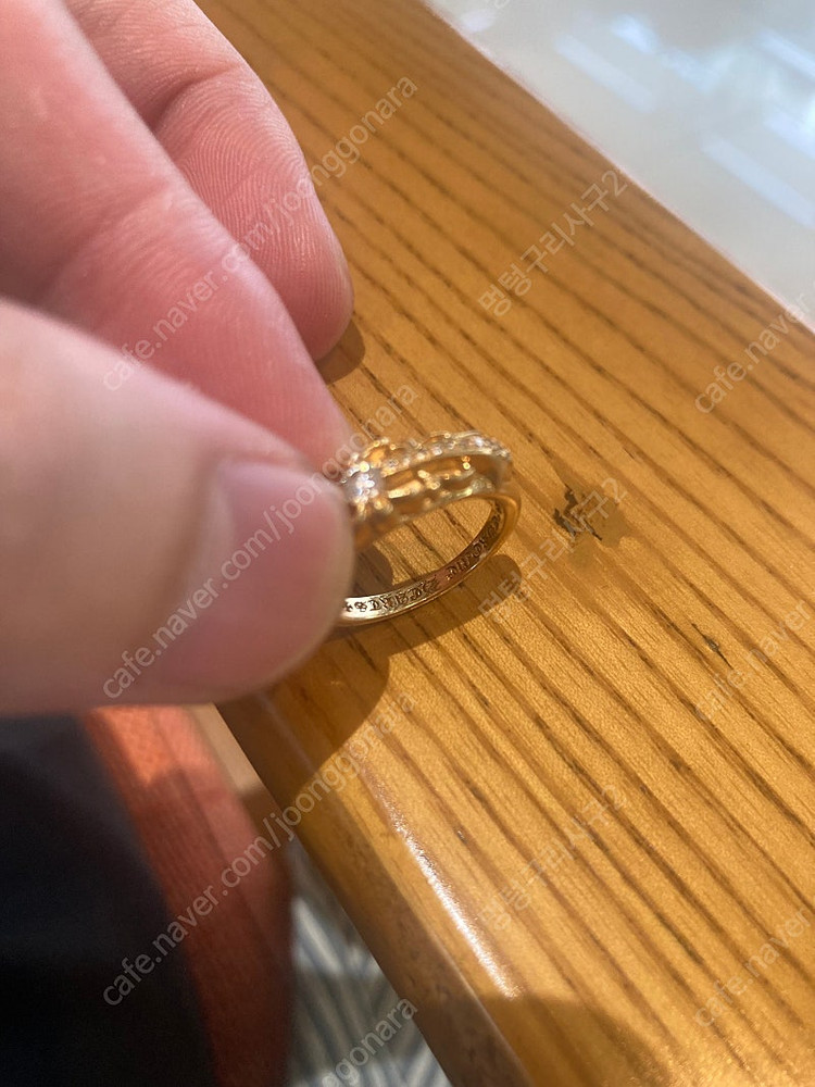 제작 크롬하츠 22k 베이비플로랄링 9호팔아요--3