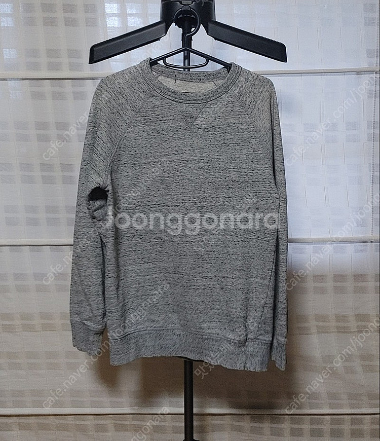 (TOPTEN) 탑텐 그레이 맨투맨 긴팔 티셔츠 95--0