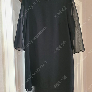 오간자 블랙 원피스 55