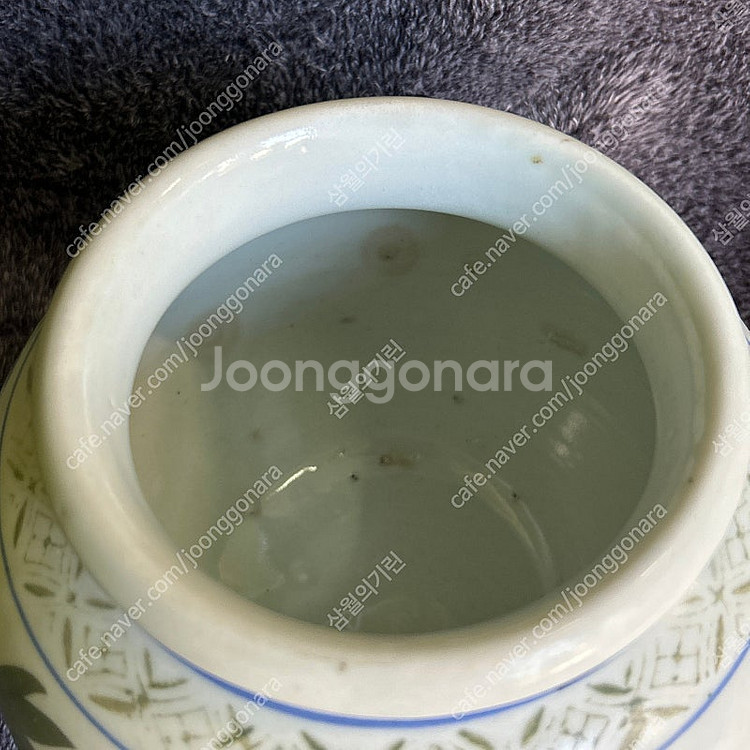 옛날 우리나라 빈티지 목단 도자기 장식품 팝니다--5