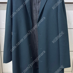 타임옴므 다크그린 캐시미어 핸드메이드 코트 95