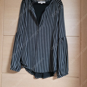 스트라이프 블라우스
