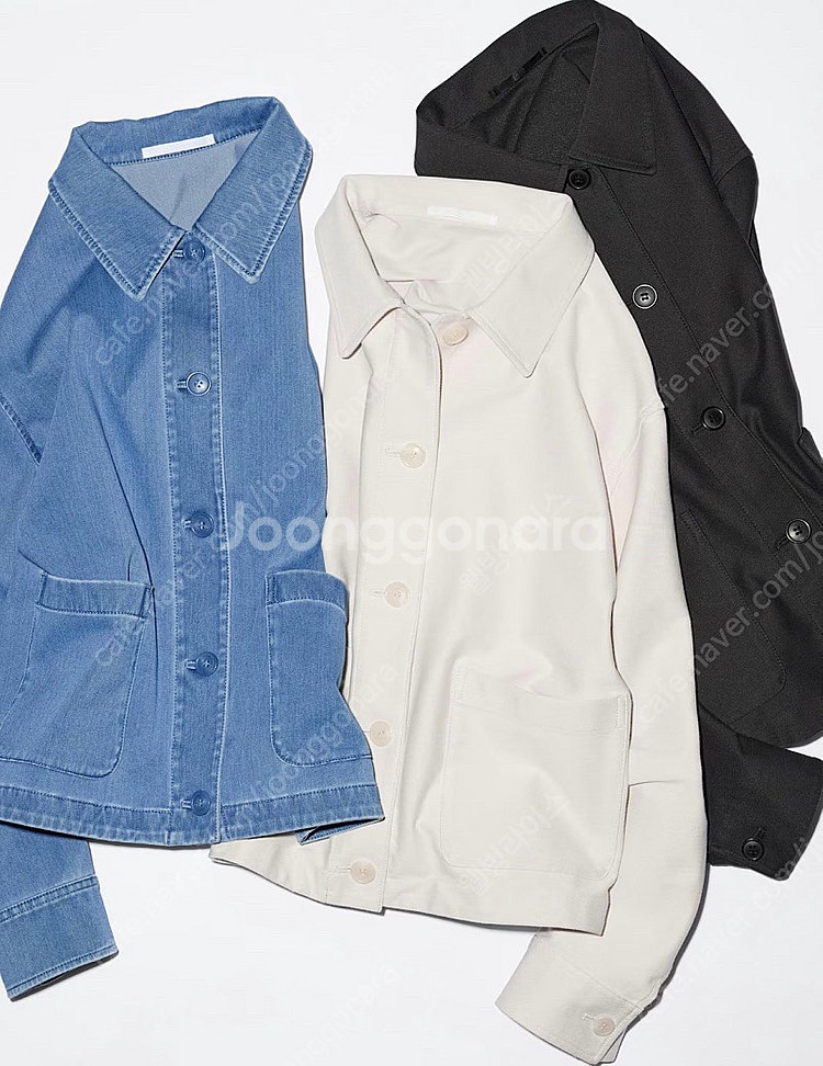 [새제품] 유니클로 저지릴랙스 재킷 24SS 내추럴 L 유니클로 자켓--5