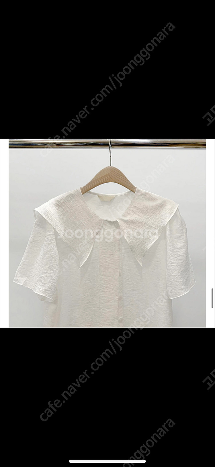 새상품 세일러 모달 카라 블라우스--0