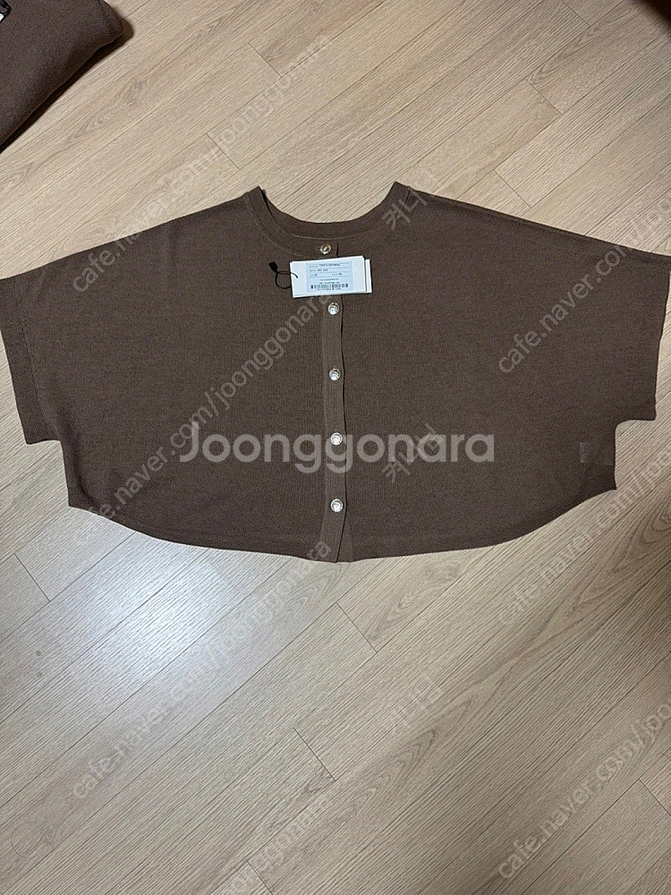 25SS 한섬 더캐시미어 홀가먼트 돌먼 슬리브 니트가디...--3