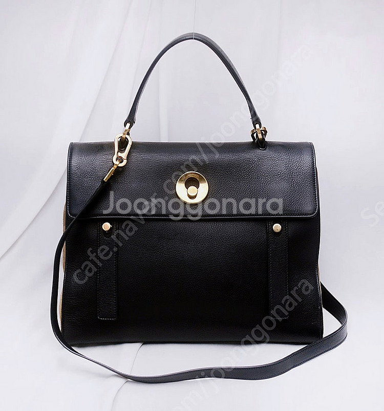 생로랑 (YSL) 삭 뮤즈 투 블랙브라운 2웨이 (토트...--0