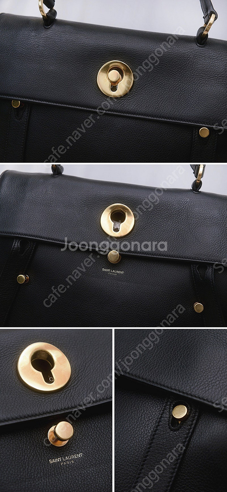 생로랑 (YSL) 삭 뮤즈 투 블랙브라운 2웨이 (토트...--9