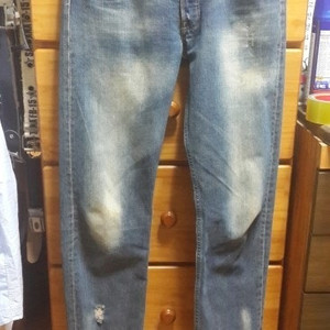 리바이스[Levi's] 501 데미지진 진청 팝니다. (A급)