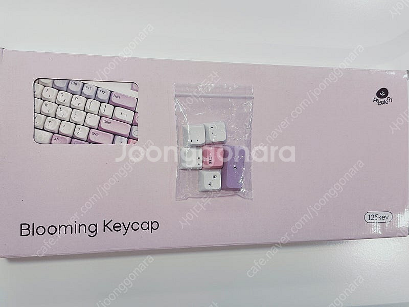 페블온 블루밍 xda 한글 키캡 팝니다--1