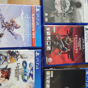 ps4 호제던 컴플, 파판7리메이크, 이스8 / ps5 진삼국무쌍 오리, 어크 섀도우스 팝니다.