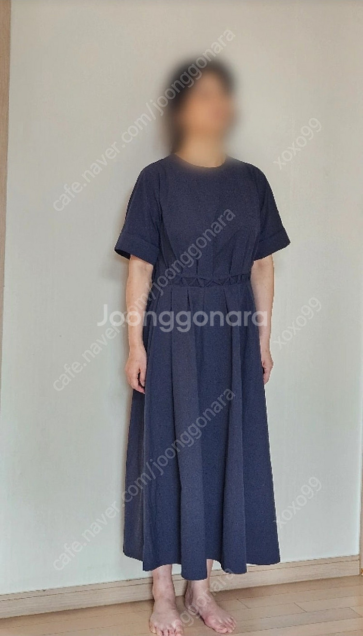 [세인트제임스] Muse 원피스 네이비--2