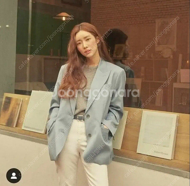 그로브스토어 차정원 미니 자켓 블루--1