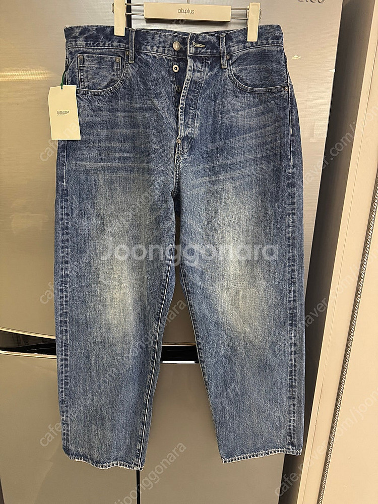 (택달린 새상품) 비헤비어 523L 셀비지 데님 워시드블루--1