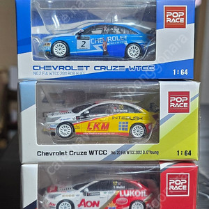 1/64 pop race wtcc cruze 3종 팝니다