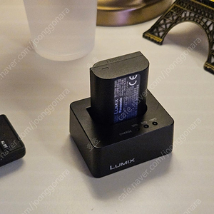파나소닉 배터리 + 충전거치대 팝니다 (dmw-blk22 + dvlc1005y)