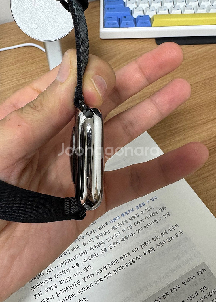 애플워치9 41mm 에르메스 실버--4
