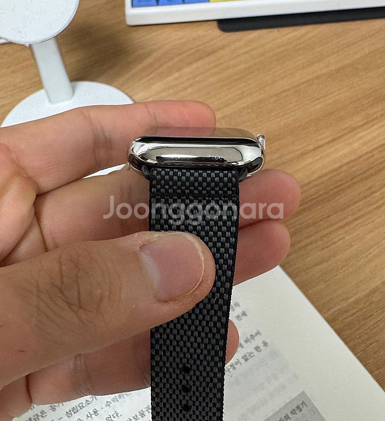 애플워치9 41mm 에르메스 실버--5