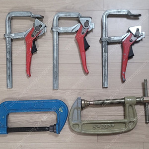 BESSEY 베세이 레버 클램프 G 20H 3개, 용수 6인치 클램프, 삼영 5인치 클램프 일괄