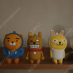 카카오프렌즈 피규어 보조배터리 세트 5개