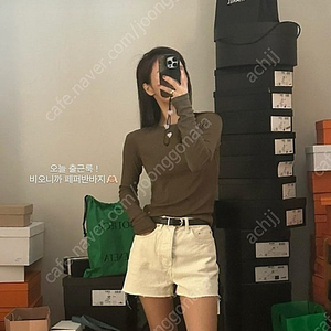 프레쉬라벨 페퍼데님팬츠 아이보리 S