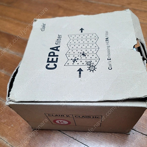 클레어k Clair k 공기청정기 Cepa 필터 / 클레어 링S 공기청정기