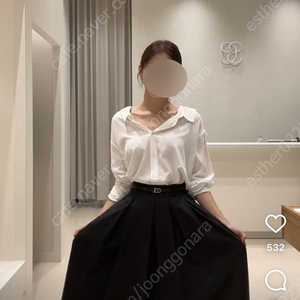 시에 sie 노아 블라우스 화이트 새상품