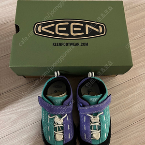 킨 KEEN 재스퍼 아쿠아 퍼플 (밝은 청록) 150 새상품