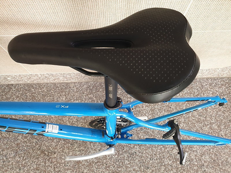 트렉 FX2 하이브리드 자전거+생활형 풀샥 MTB 자전거 프레임(트렉 데칼) 이미지