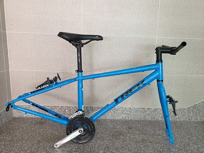 트렉 FX2 하이브리드 자전거+생활형 풀샥 MTB 자전거 프레임(트렉 데칼) 이미지