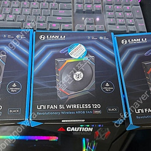 리안리 UNI FAN SL Wireless 120 (블랙)3개 정방향, 리안리 UNI FAN SL Wireless 120 (3팩, 블랙),리안리 UNI FAN SL Wireless
