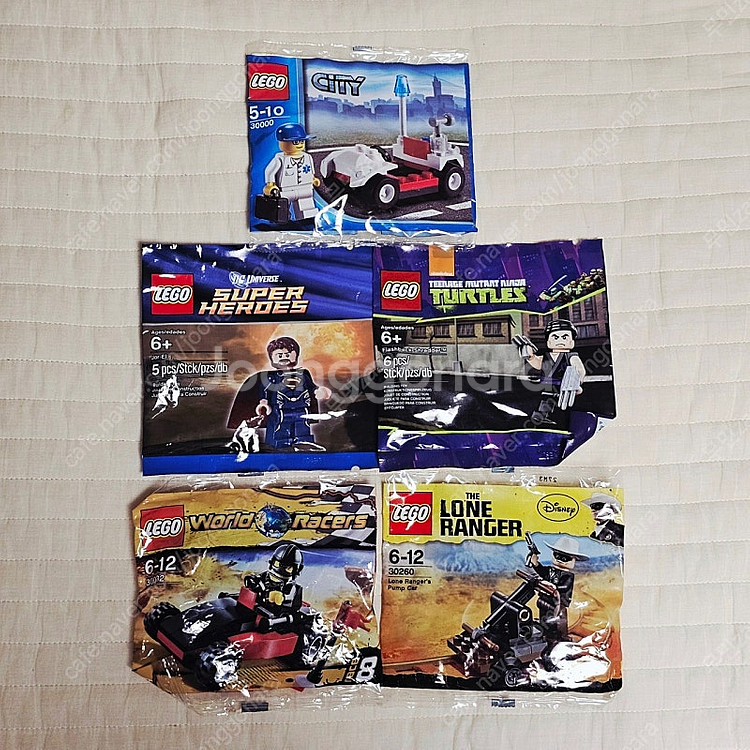 레고 올드 30032 5001623 5002127 폴리백 MISB 슈퍼맨 조엘 슈레더 월드레이서--0